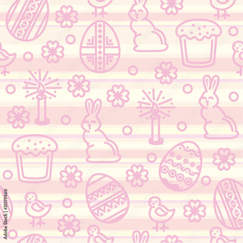 Easter seamless pattern Easter seamless pattern