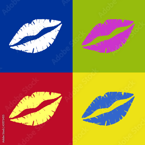 Lippen Retro