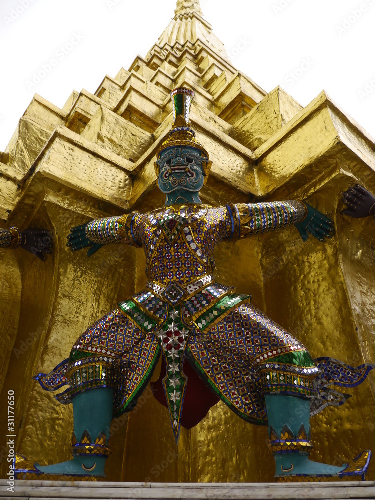 Guardian of Royal Thai Temple, Wat Prakaew
