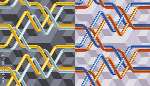 Abstract veins pattern