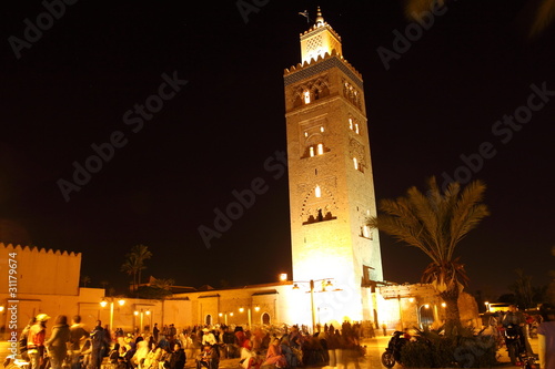 Koutoubia mosque, Marrakech, Morocco, Africa