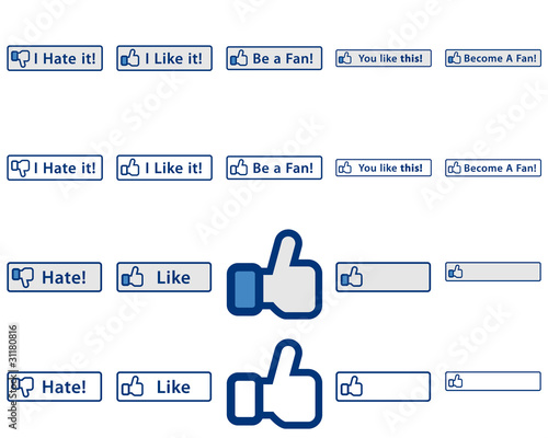 social network buttons