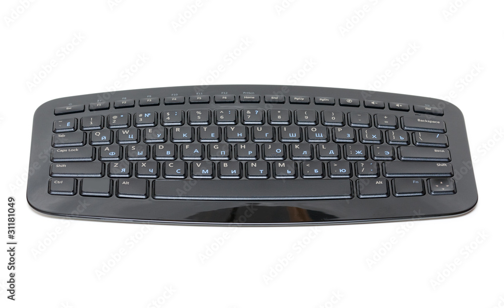 black wireless keyboard