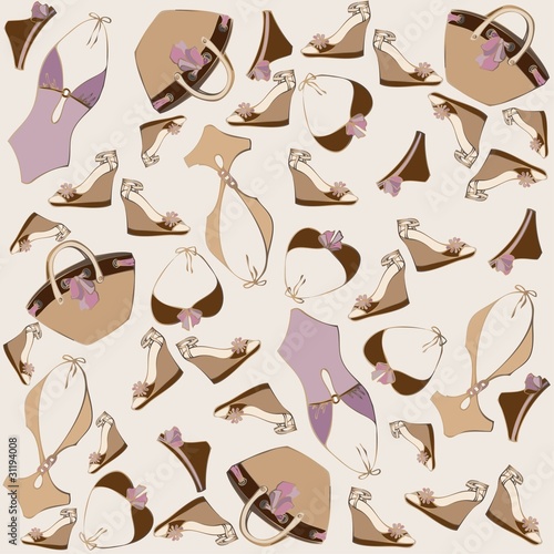 Seamless background fashionable modern wallpaper or textile.