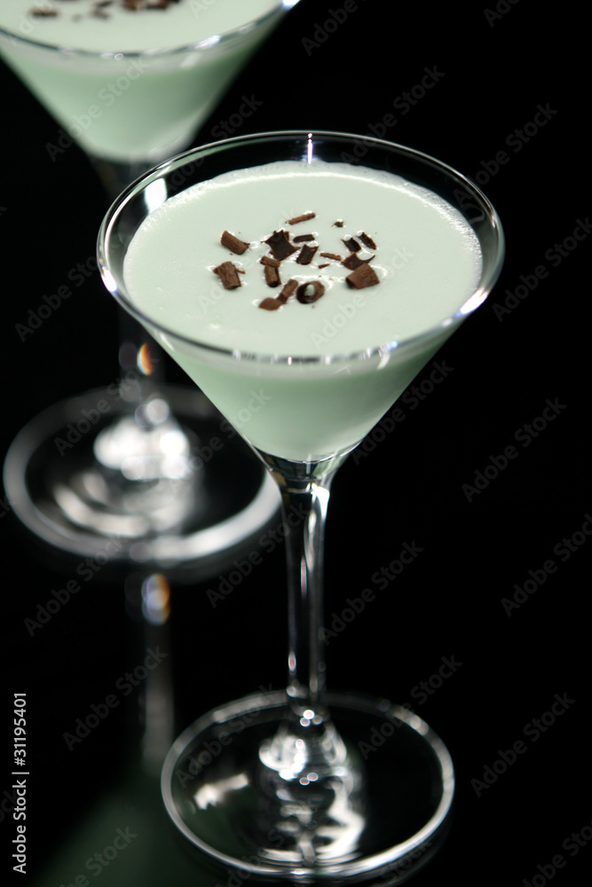 Коктейль Grasshopper Коктейль Grasshopper