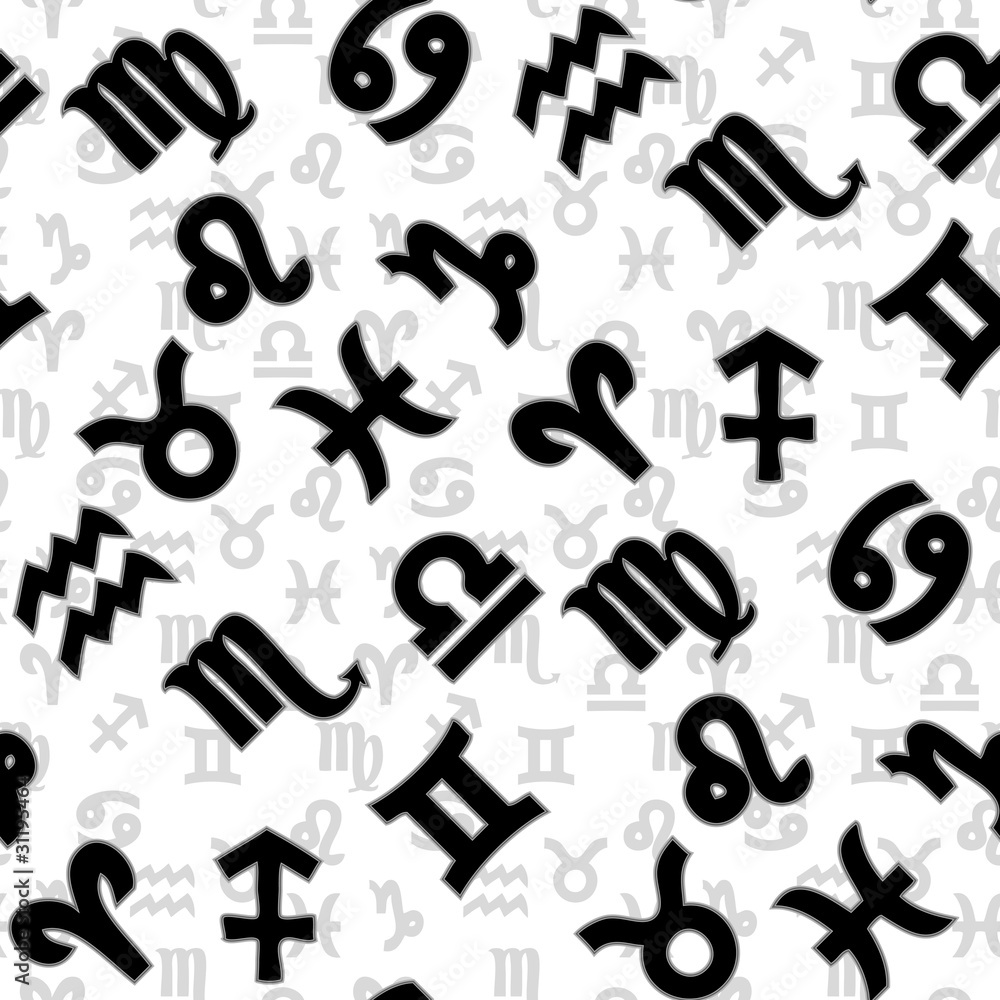 Seamless horoscope pattern Seamless horoscope pattern