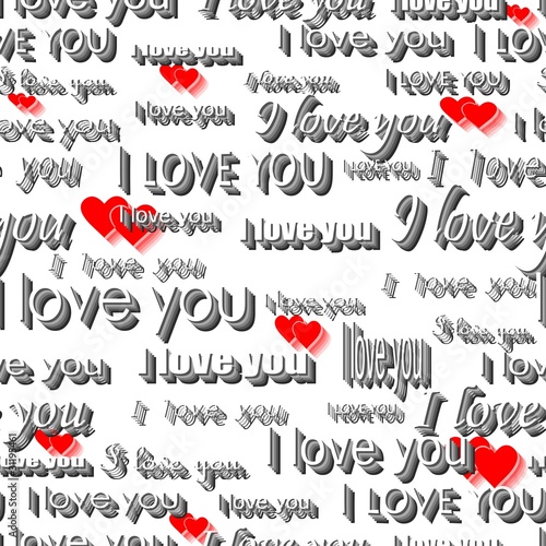 Seamless valentine pattern