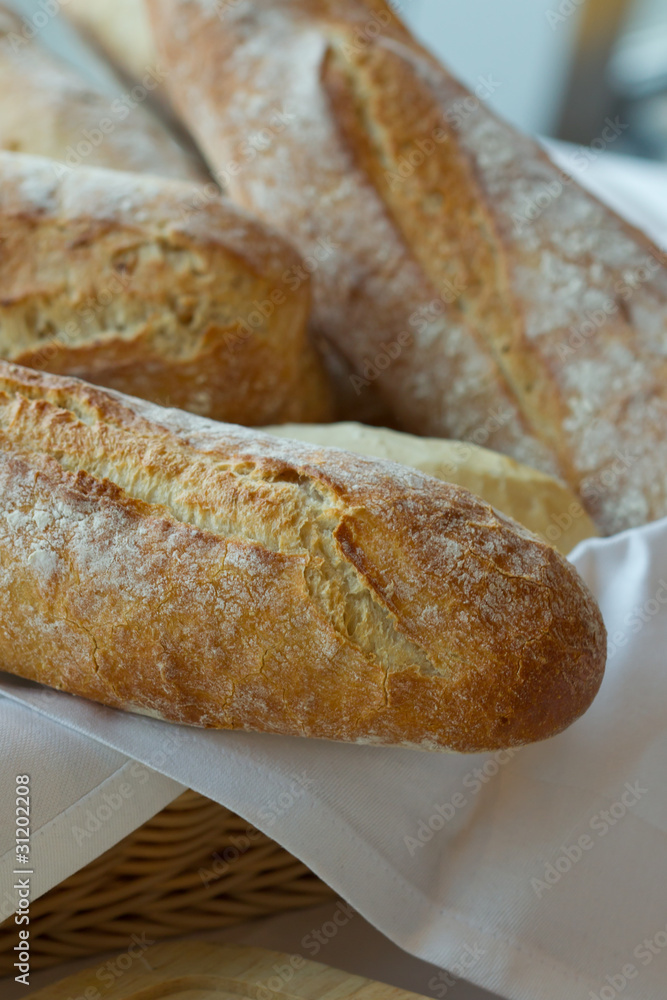 knusprige Baguettes