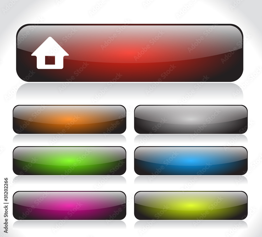 Buttons for web. Vector. Buttons for web. Vector.