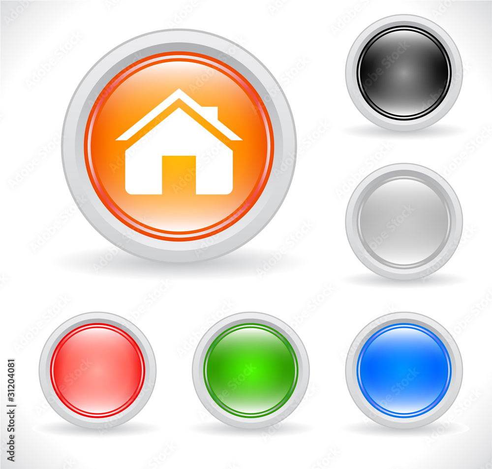 Buttons for web. Vector. Buttons for web. Vector.
