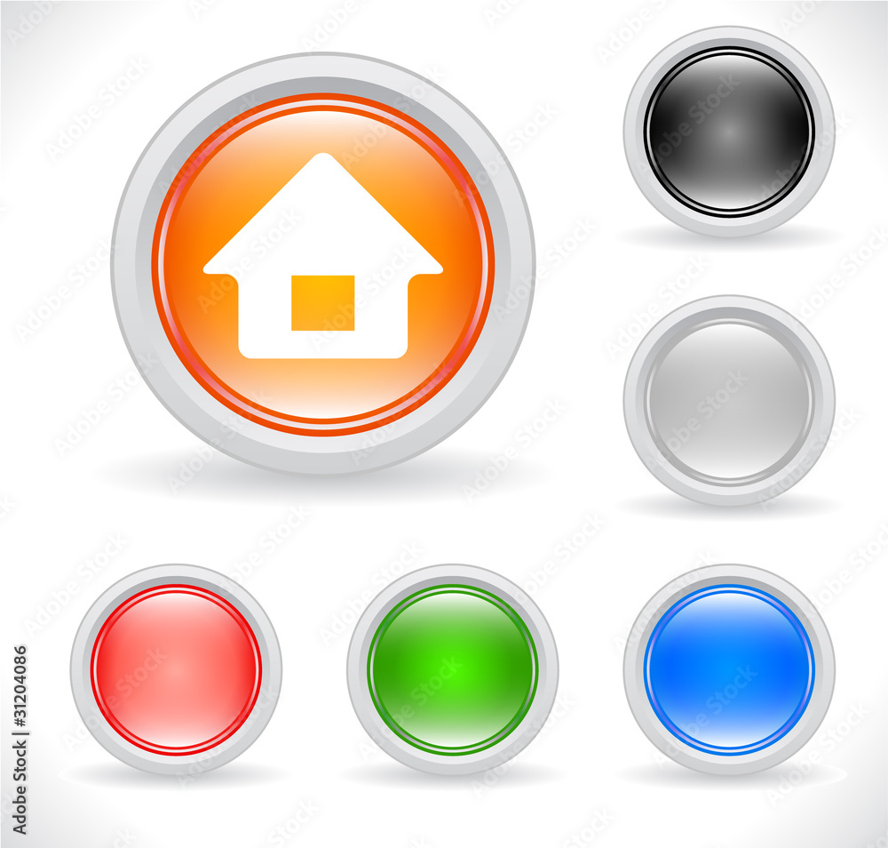 Buttons for web. Vector. Buttons for web. Vector.