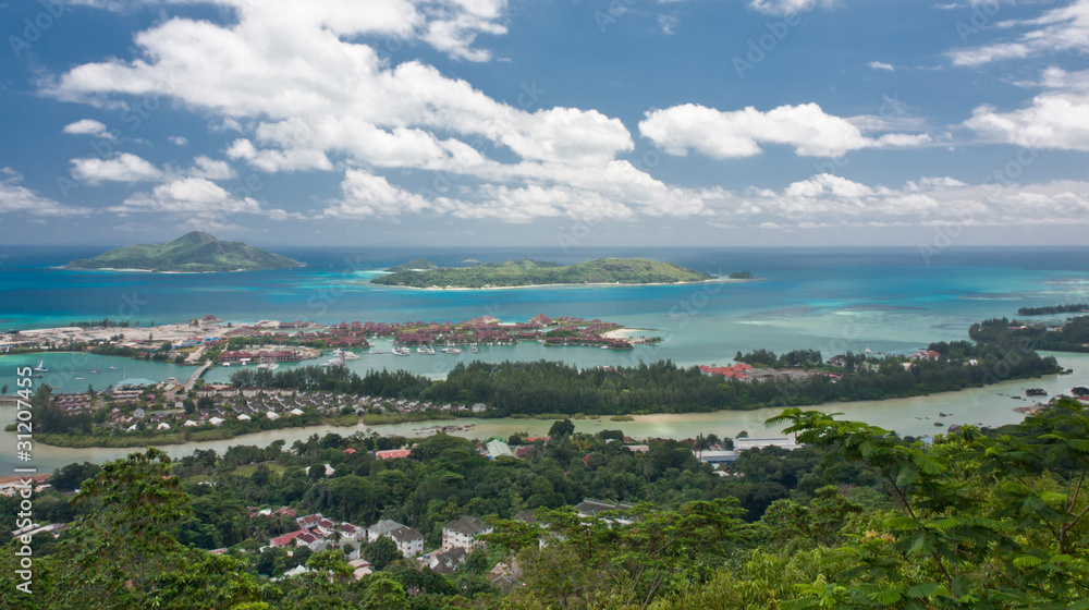 Victoria, capitale des Seychelles, marina Victoria, capitale des Seychelles, marina