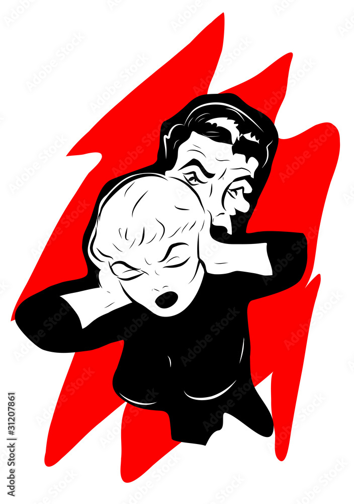 dispute couple homme et femme mains dans les oreilles dispute couple homme et femme mains dans les oreilles