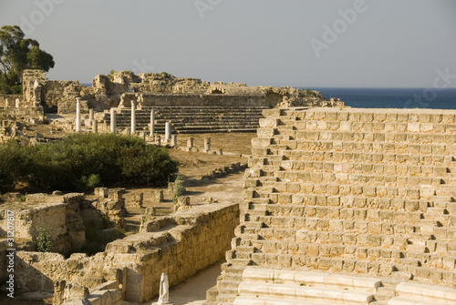 Roman Ampitheatre, Salamis Ruins, Cyprus photo