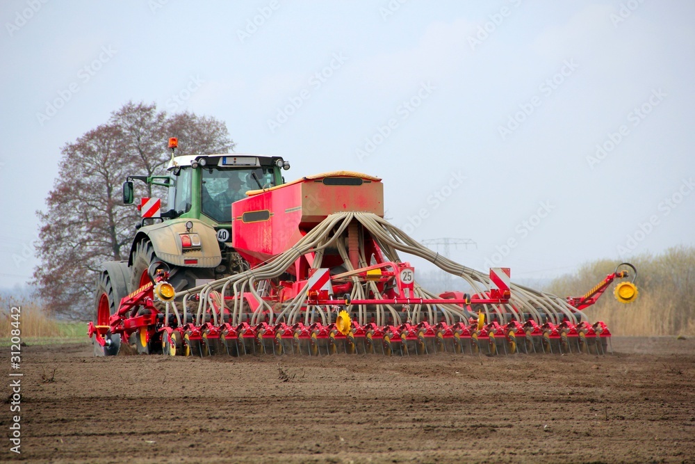 Naklejka premium Landwirtschaftliches Gerät