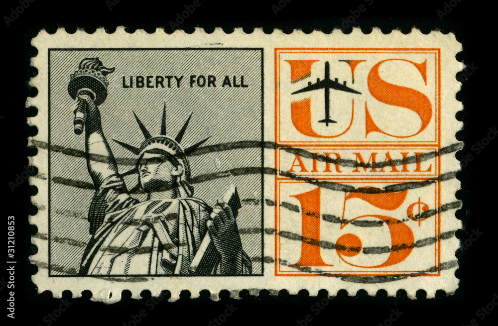 Postage stamp.