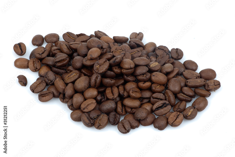 Naklejka premium heap of coffee crops