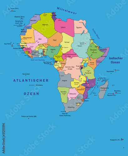 Afrika Karte