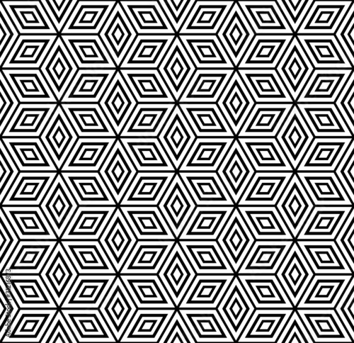 Seamless geometric pattern.