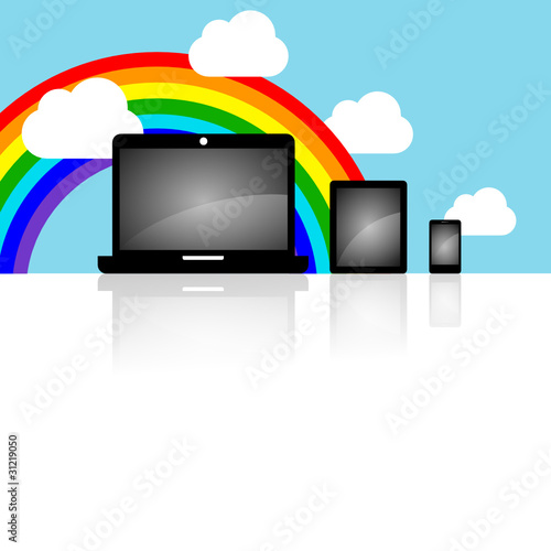 trio high tech 3 (clouds+rainbow)