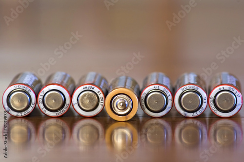 conjunto de pilas, baterías