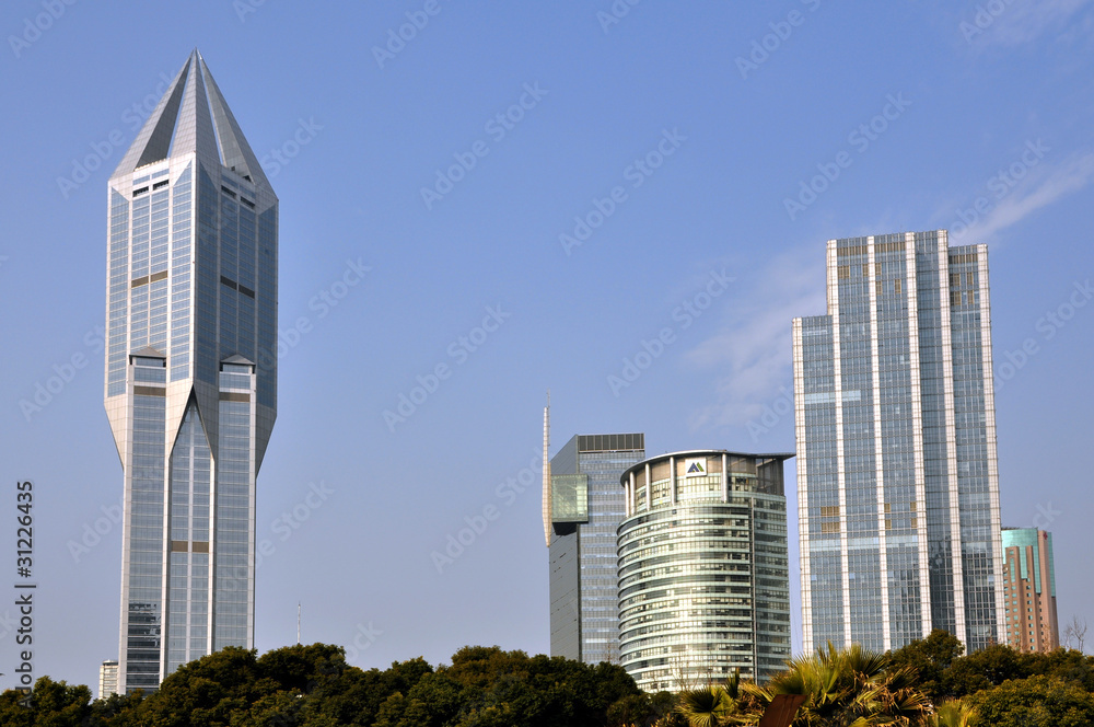 Obraz premium immeuble à Shanghai