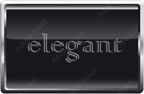 Blackbutton elegant grau