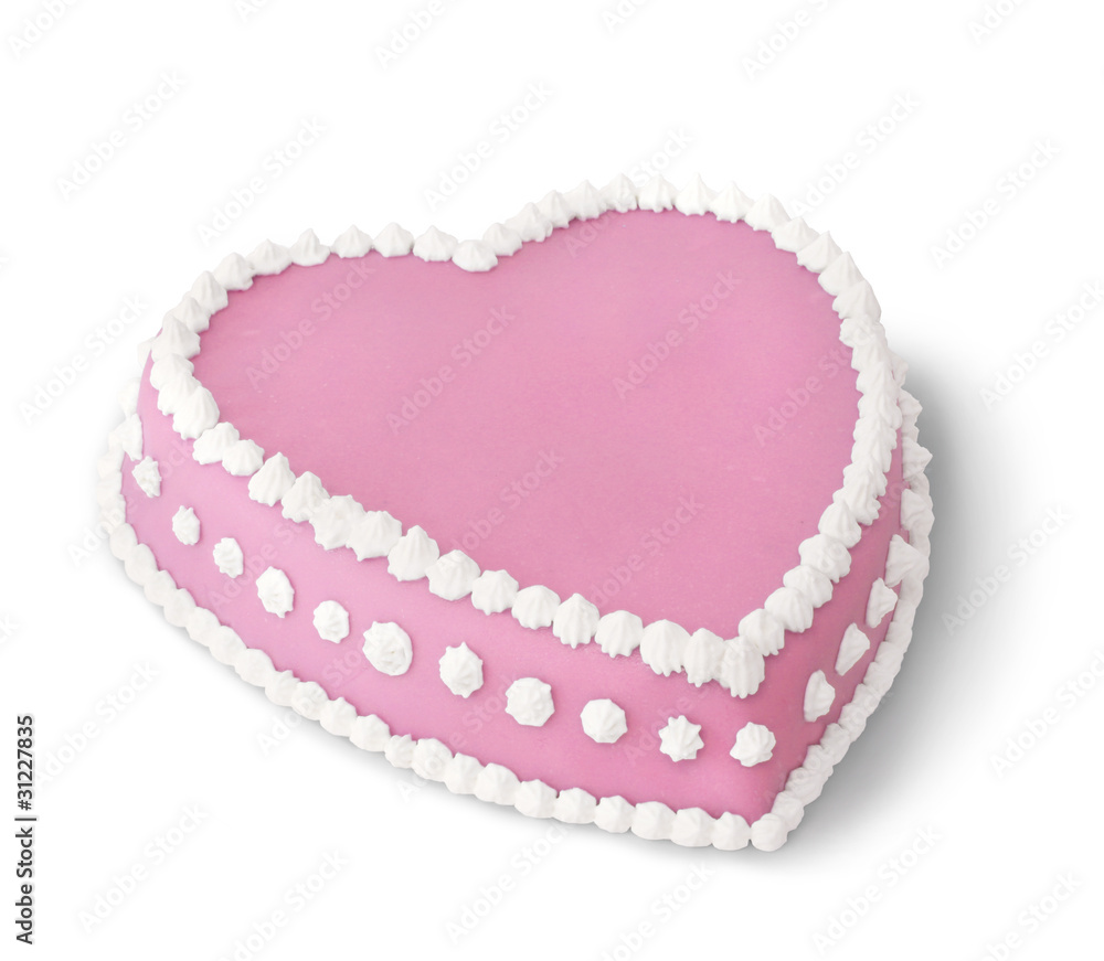 Pink decorated cake Pink decorated cake