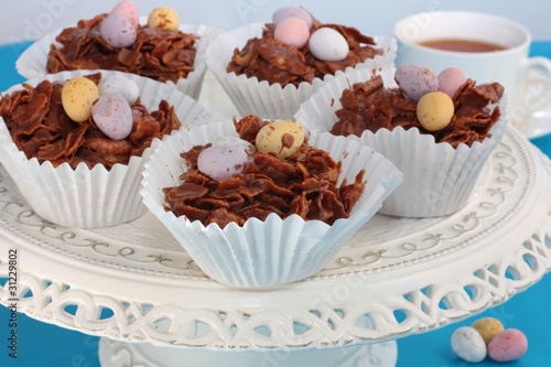 Quadro em tela Easter chocolate crispy cakes