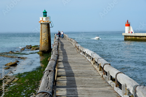 Obraz na płótnie Promenade à Capbreton