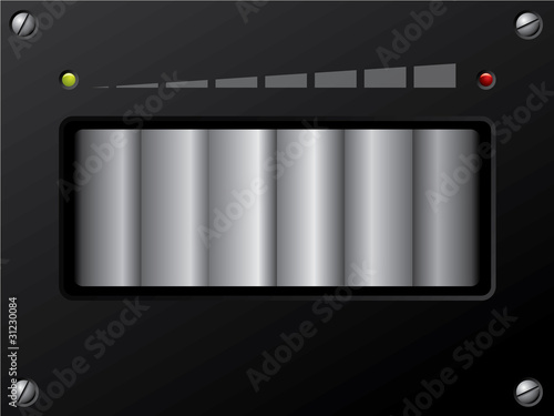 Volume control with led