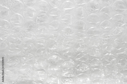 Clear bubble wrap