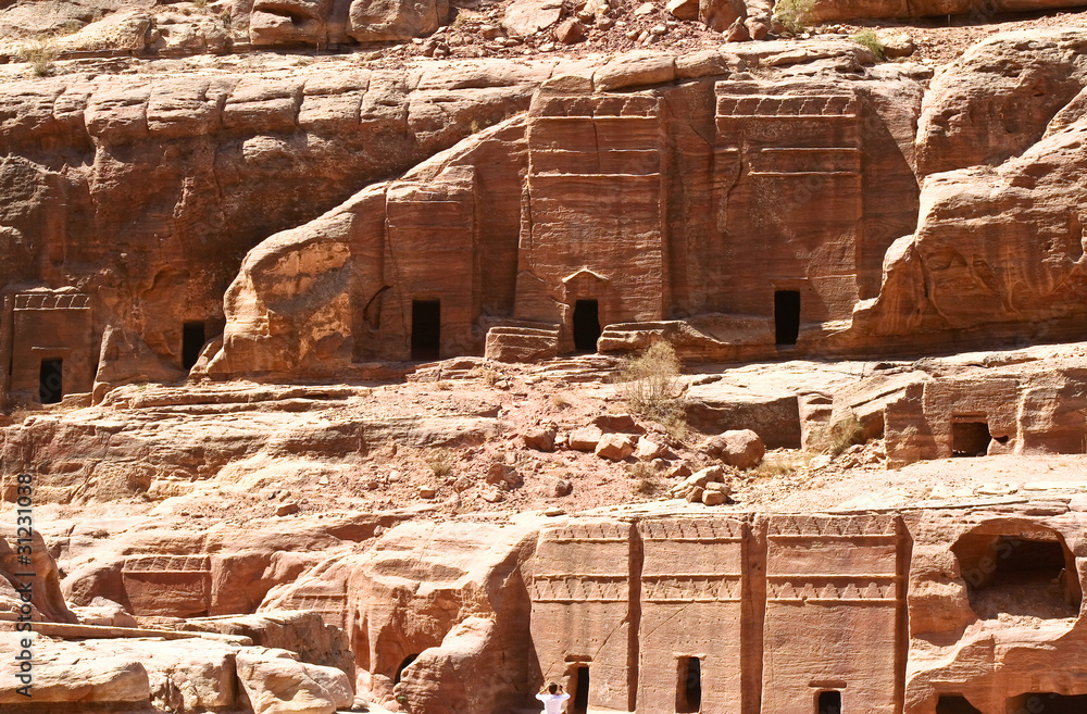 Petra in Jordan - city carved out of the rock