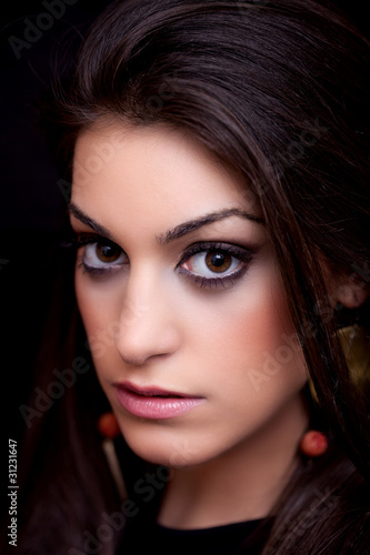 Wallpaper Mural Attractive young woman, portrait Torontodigital.ca