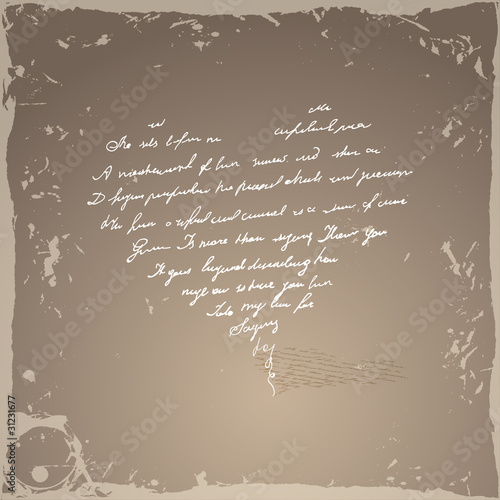 Grunge heart
