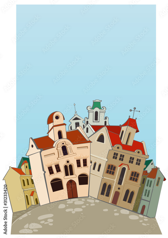 Fototapeta premium Old Town