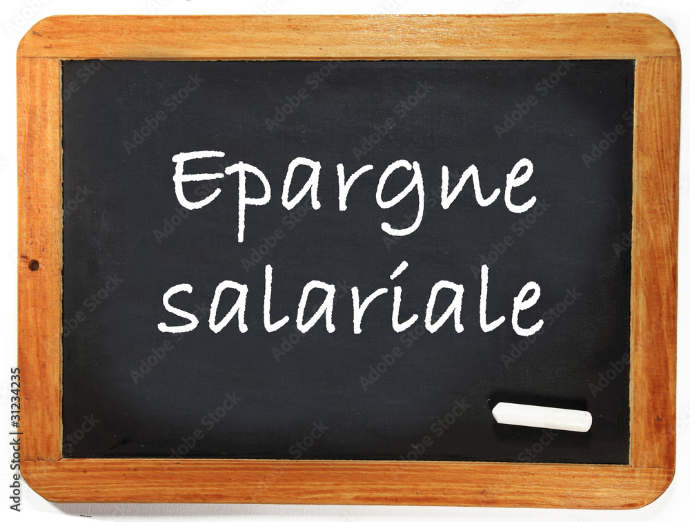 Obraz premium Epargne salariale