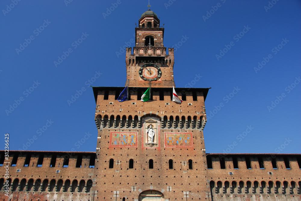 Castello Sforzesco  -  Mailand  - 2384
