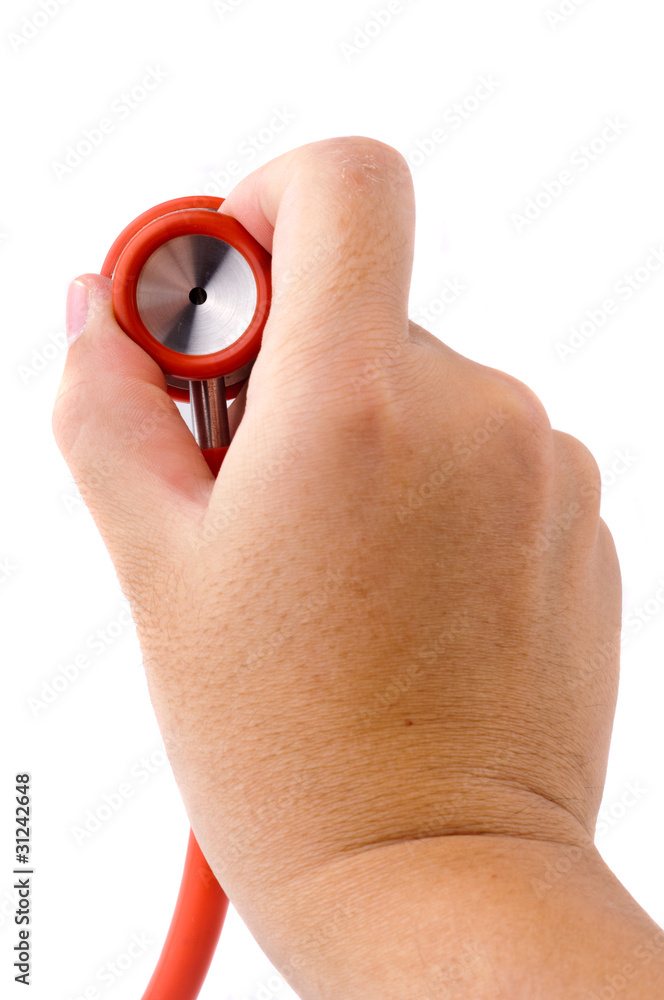 Fototapeta premium stethoscope in hand