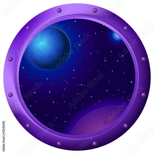 Window with space