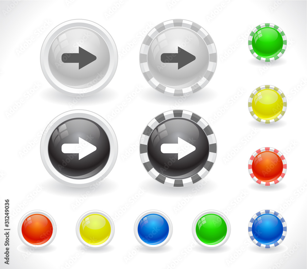 Buttons for web. Buttons for web.