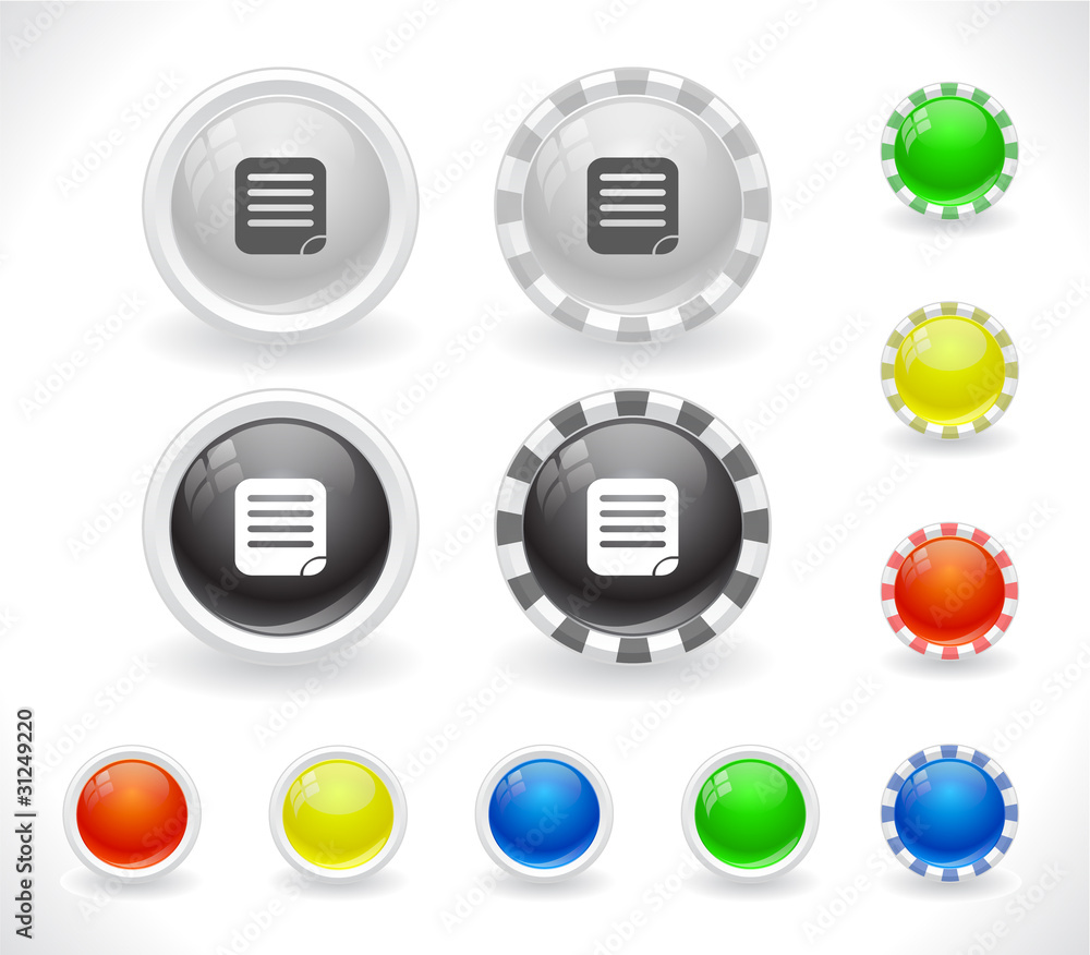 Buttons for web. Buttons for web.