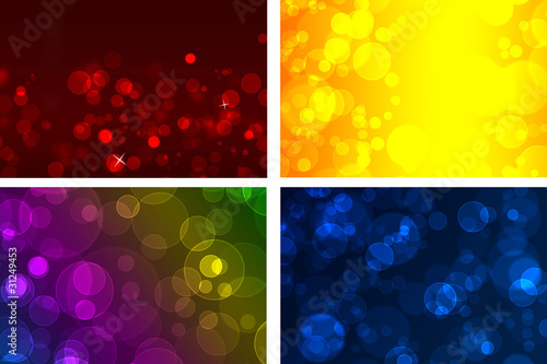 Set of backgrounds