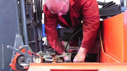 Mechanic at work
