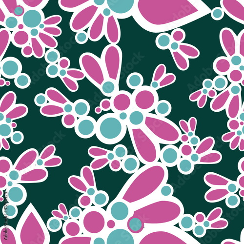 Vector Seamless floral pattern