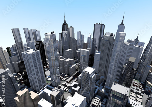 3D cityscape model