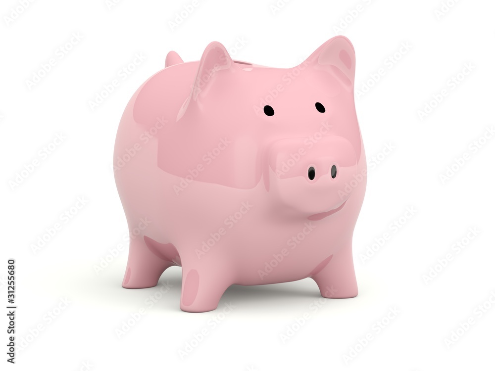 Piggy Bank isolated on white