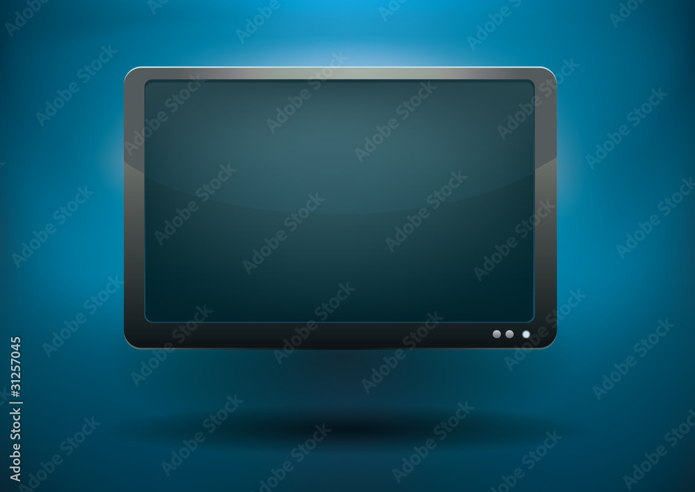 illustration of a blank monitor illustration of a blank monitor