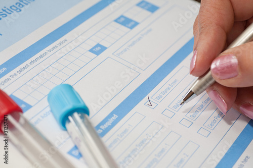 Lady Doctor Requesting Blood Test