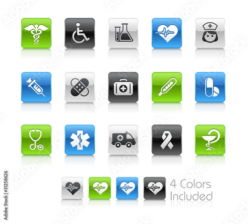 Medical / The vector file includes 5 colors in different layers.